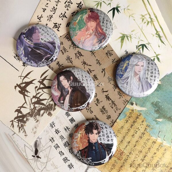 colección pines del juego otome Ahses of The Kingdom