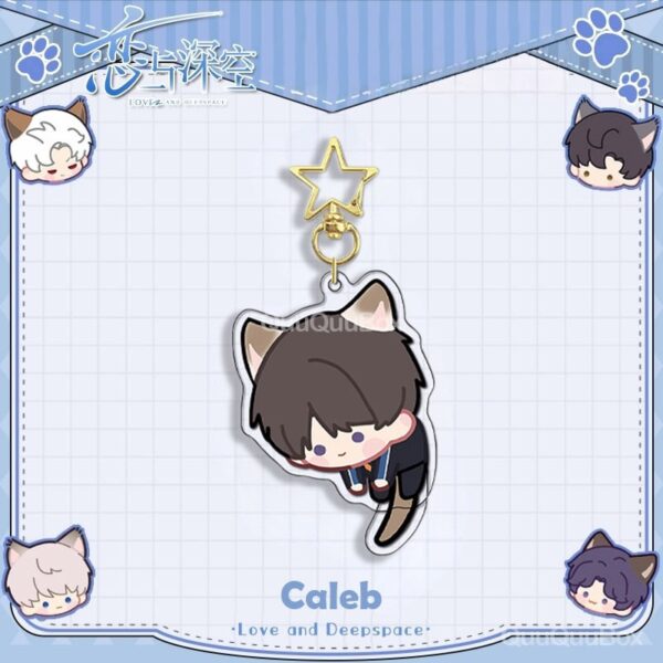 Llavero Caleb Love and Deepspace