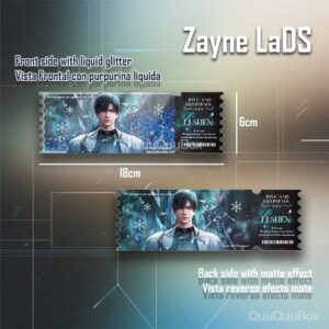 Zayne acrilico con purpurina liquida Love and Deepspace