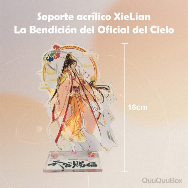 tamaño de soporte de acrilico de XieLian con traje de ceremonial de principe