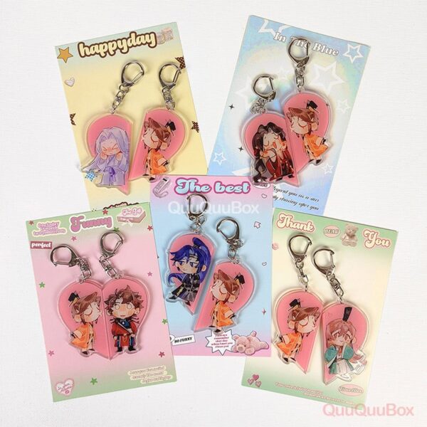 Set llavero corazon MC y SunCE