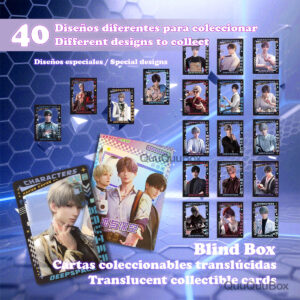 Blind Box LaDS tarjetas translúcidas coleccionables