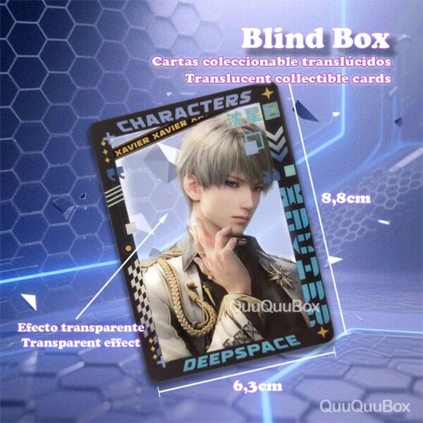 Blind Box LaDS tarjetas translúcidas coleccionables