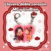 Set llavero corazón MC y LiuBian