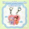 Set llavero corazon MC y ZuoCi
