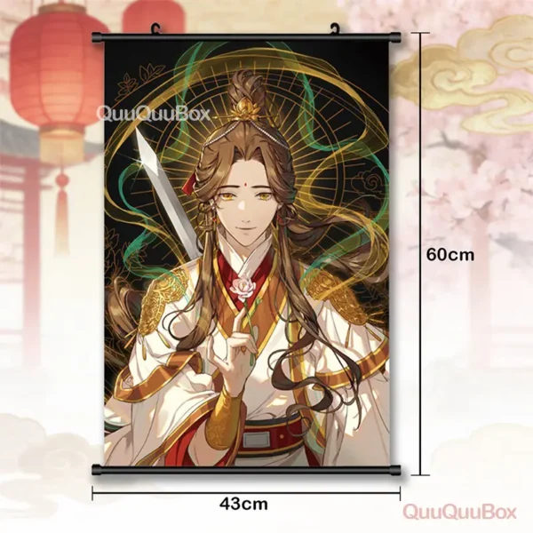 wall scroll tianguancifu, xielian merch, danmei novel merchandise